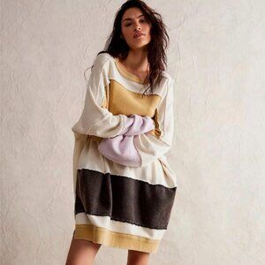 Free People -  We The Free - Rugby Stripe Sweatshirt